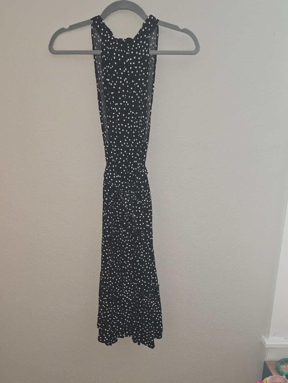 SHEIN Black and White Polka Dot Dress